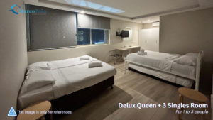 Your Home Away from Home: Deluxe Queen + 3 Single Beds 3 Delux Queen 3 singles