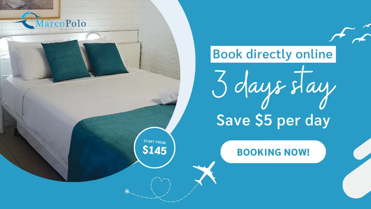 Book 3-day stay and save $5 per day at Marco Polo Sydney Hotel.