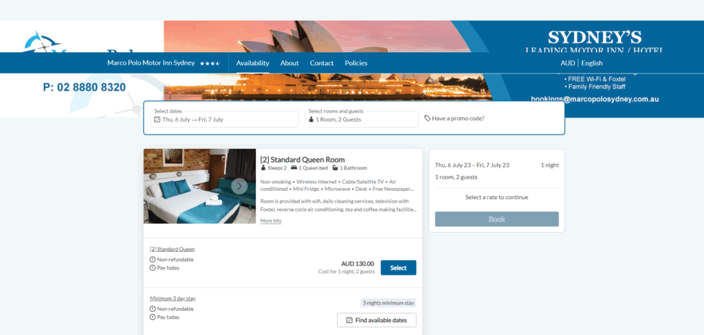 Book 3-day stay and save $5 per day at Marco Polo Motor Inn Sydney. 2 image 2