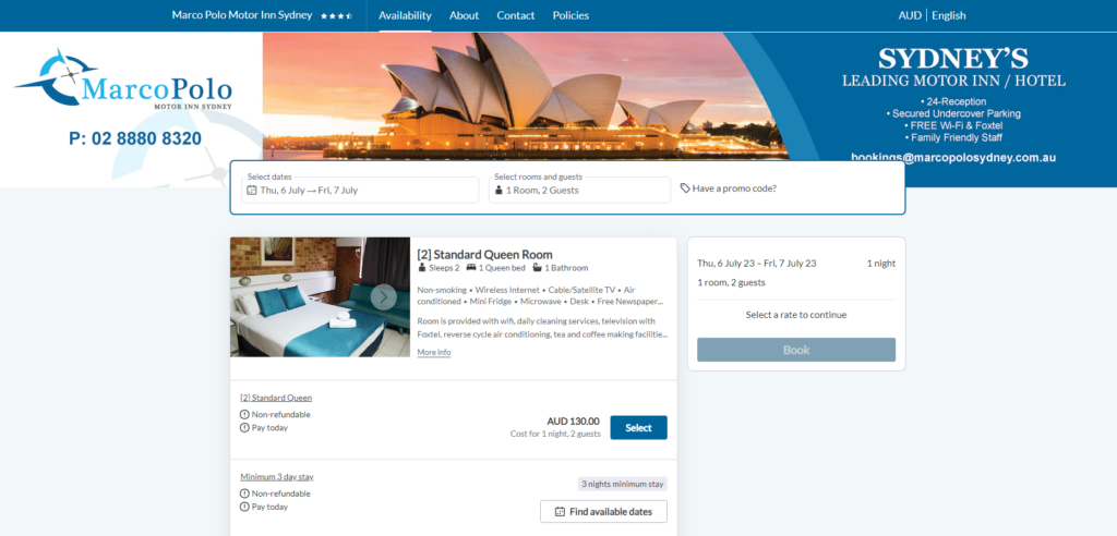 Book 7-Day Stay and Save $10 Per Day at Marco Polo Motor Inn Sydney 4 image 8
